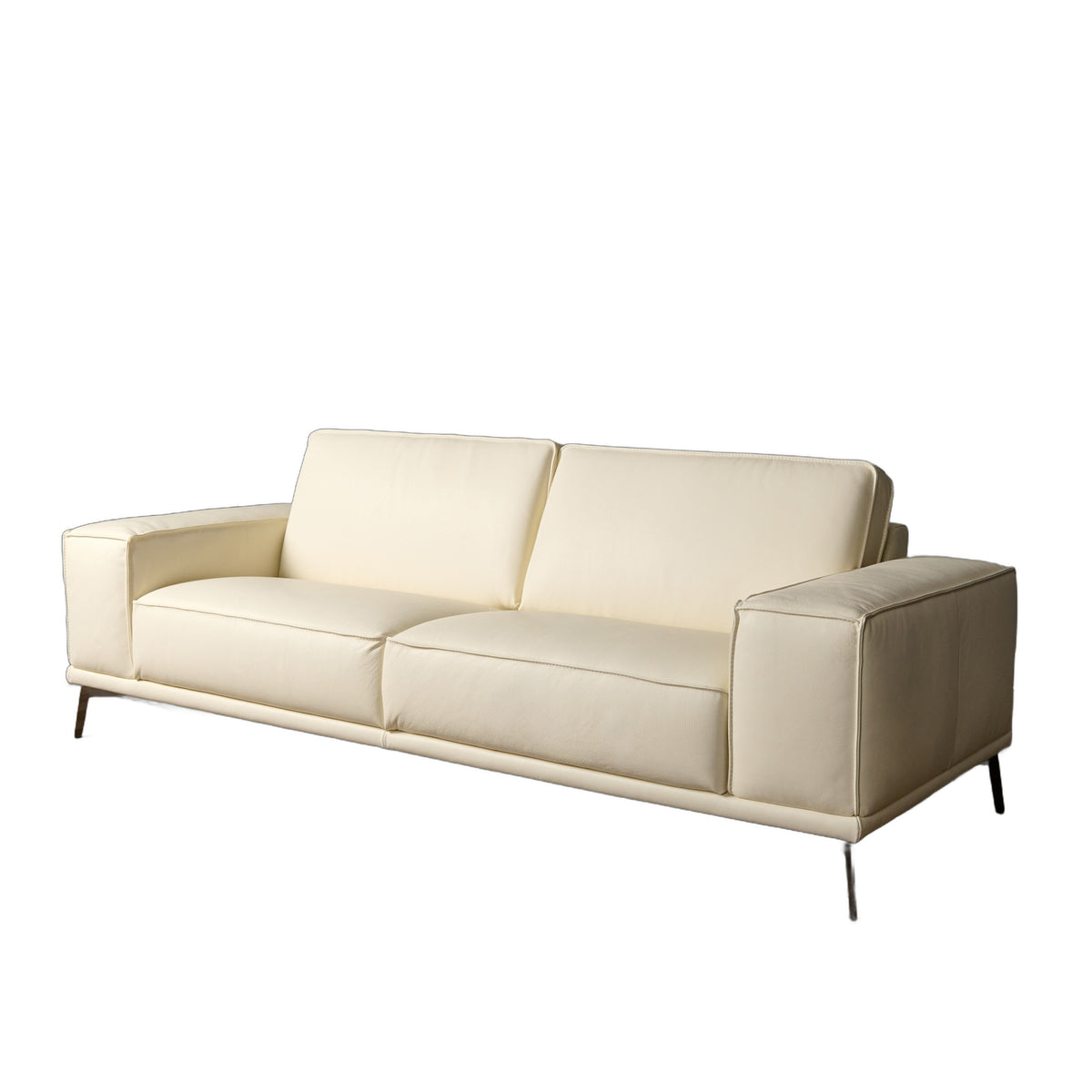 Soho - Italian Ivory Leather Sofa