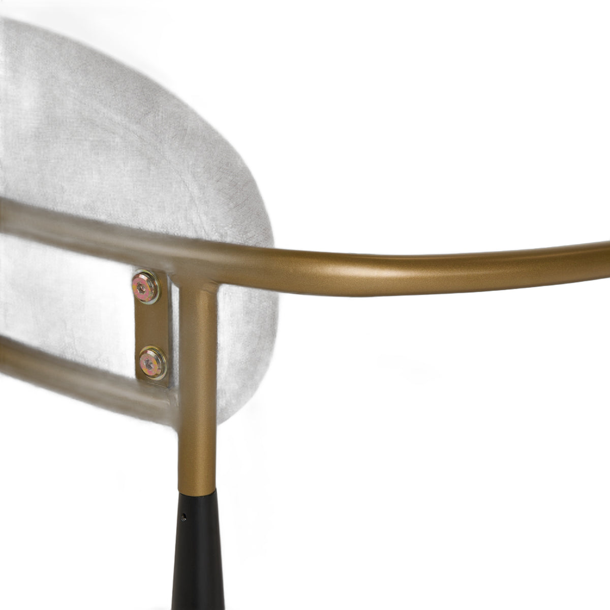 Liberty - Modern Beige Fabric + Black & Gold Accent Chair