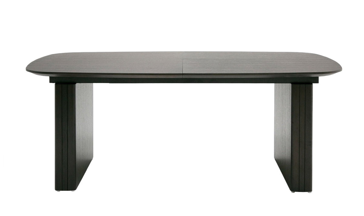 Calhoun - Modern Smoked Oak Extendable Dining Table
