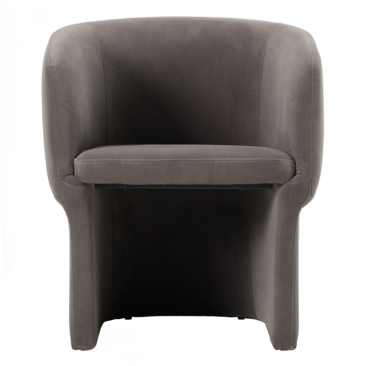 Vassar - Modern Grey Velvet Dining Chair