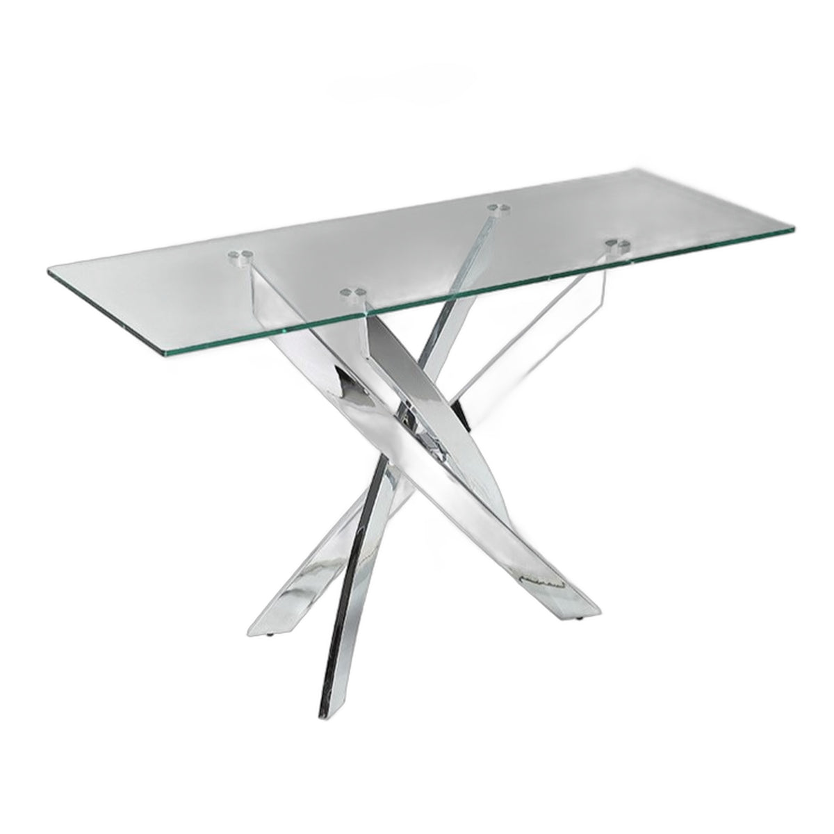 Pyrite Modern Glass Console Table