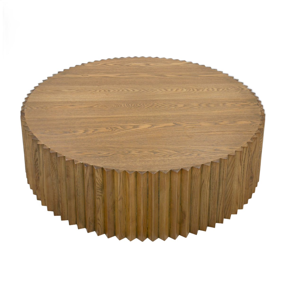Espana - Modern Walnut Round Coffee Table