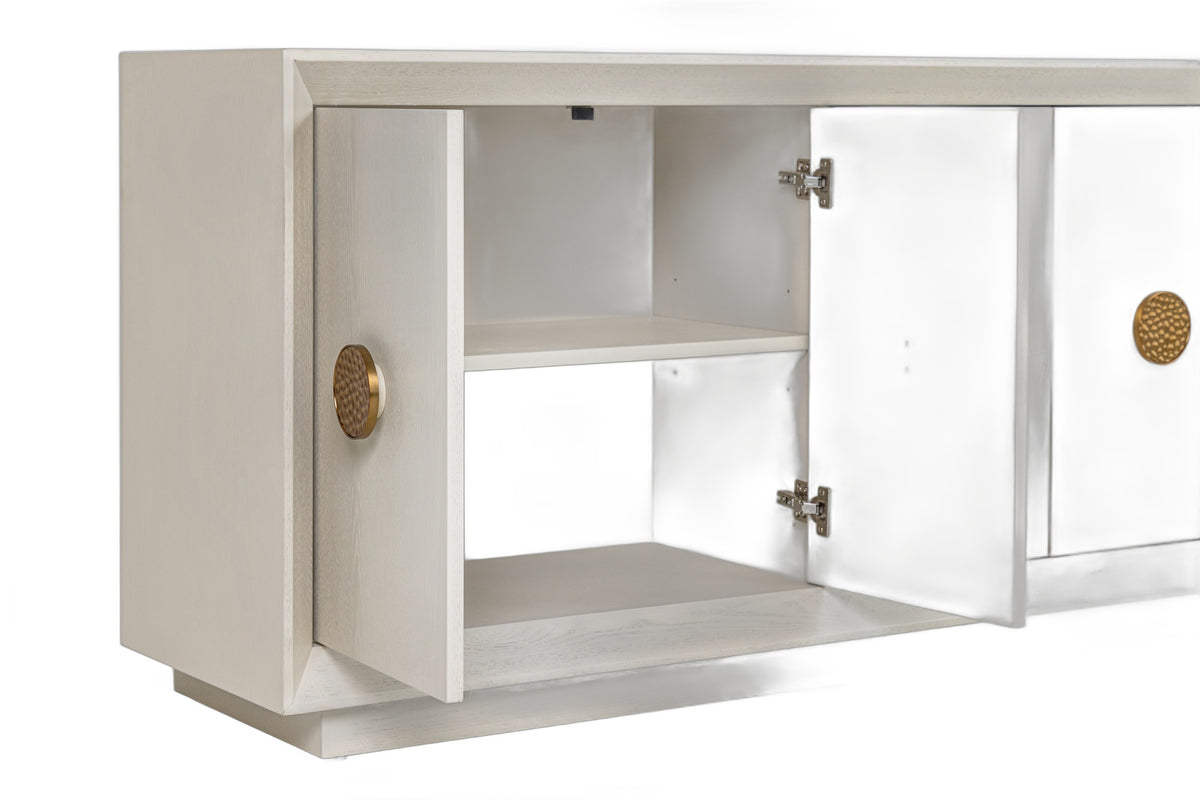 Marjorie - Modern Cream & Brushed Gold Buffet
