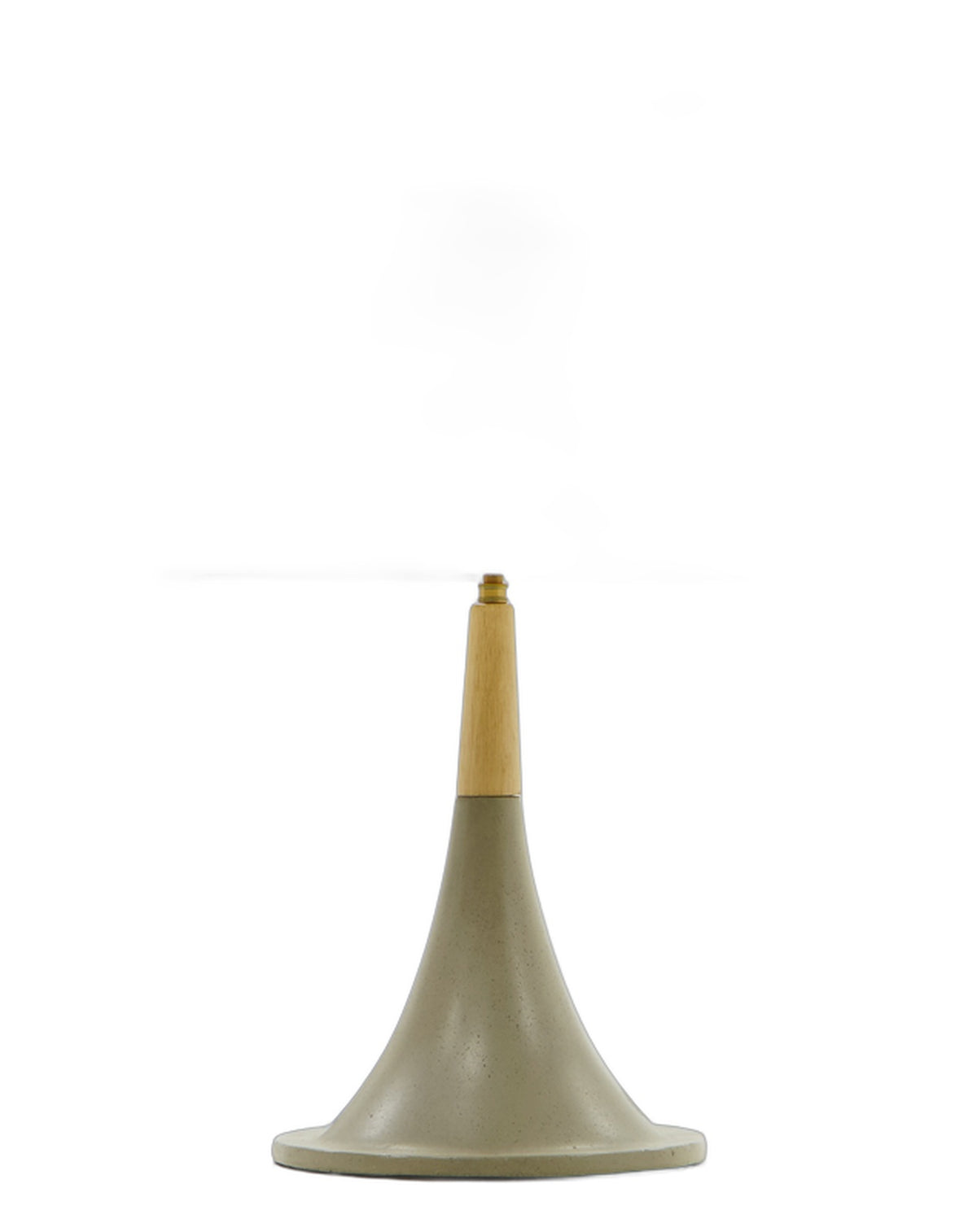 Nunez Modern Concrete & Oak Table Lamp