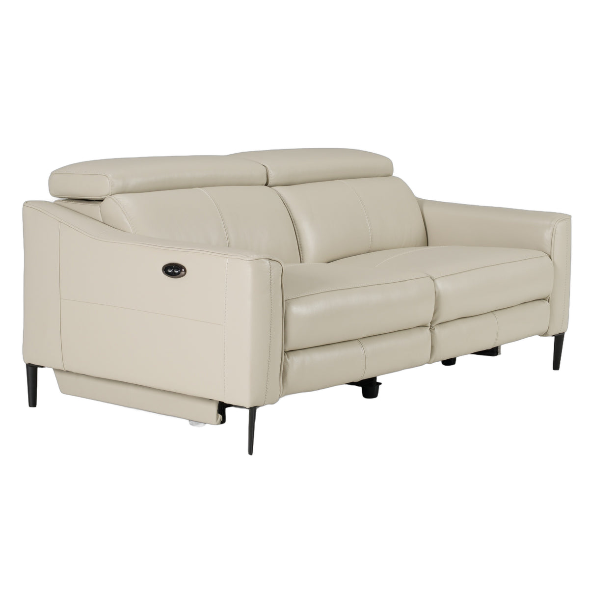 Eden - Modern Grey Leather Sofa Set