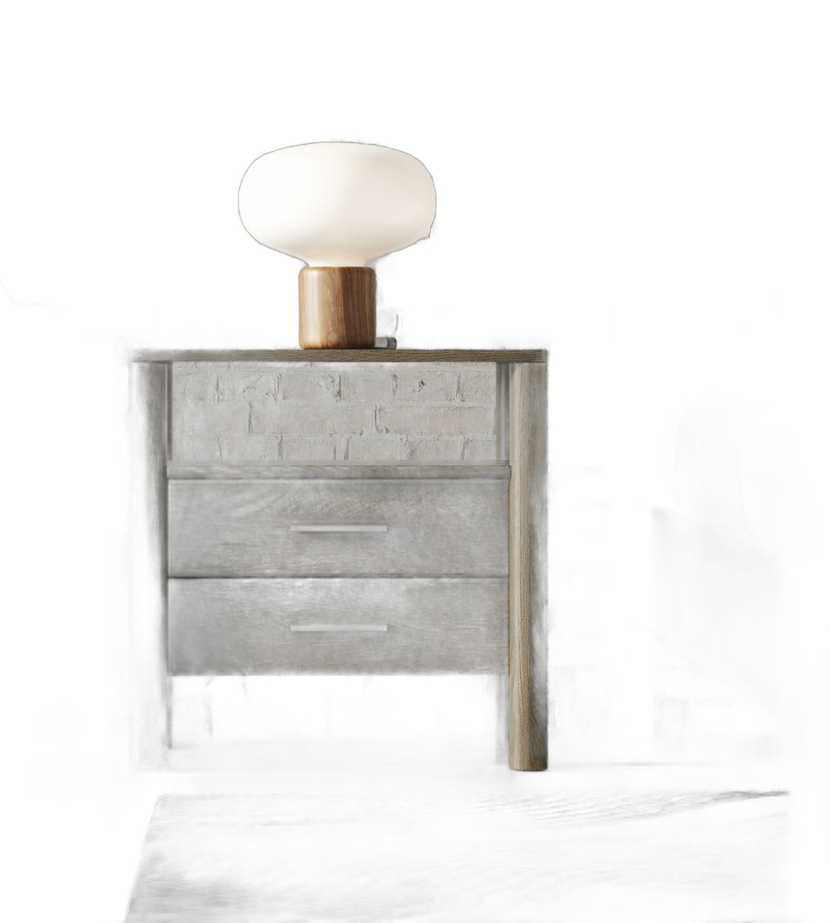 Carolina - Modern Wenge Nightstand