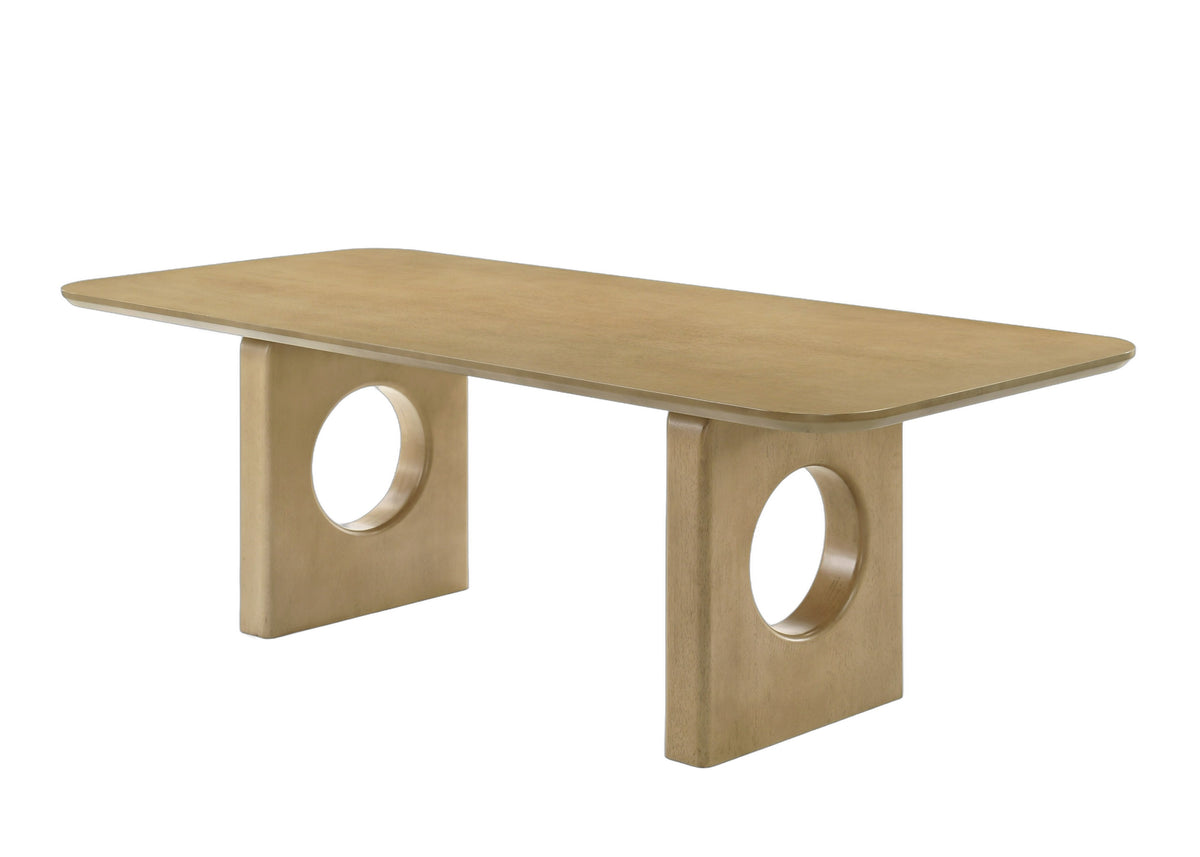Oshana - Modern White Oak Dining Set