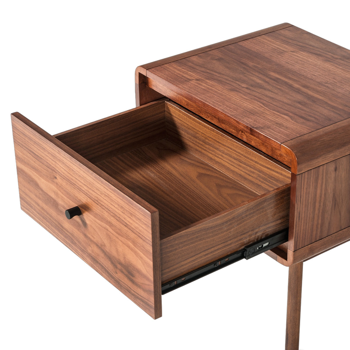 Marshall Mid-Century Modern Walnut Nightstand