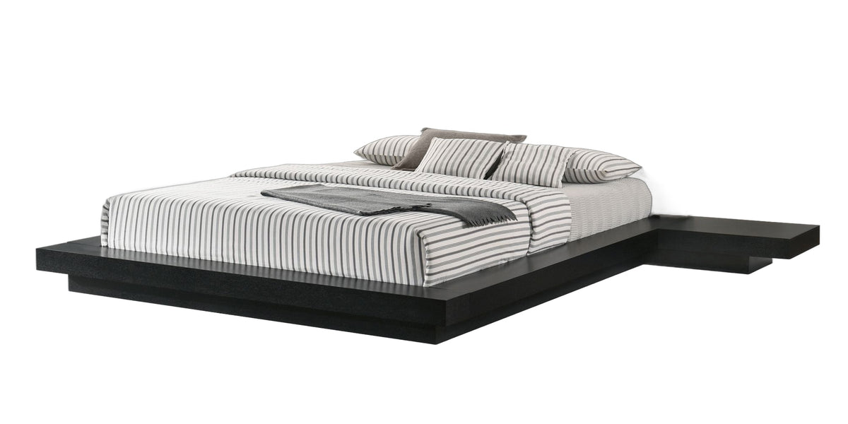 Tokyo - Contemporary Black and Grey Platform Bed