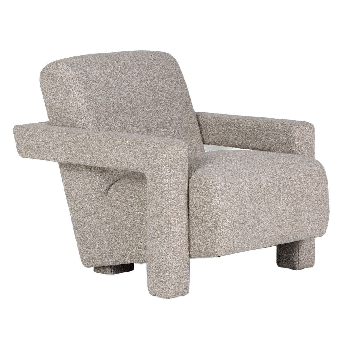 Wylie - Modern Beige Fabric Accent Chair