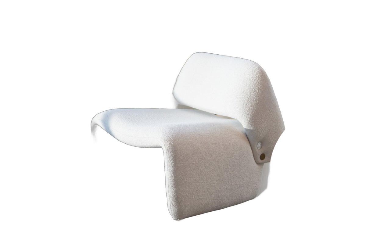 Tristan Modern Off White Fabric Accent Chair
