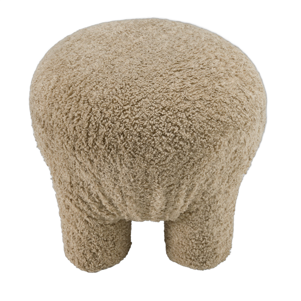 Trevor - Modern Tan Fabric Ottoman