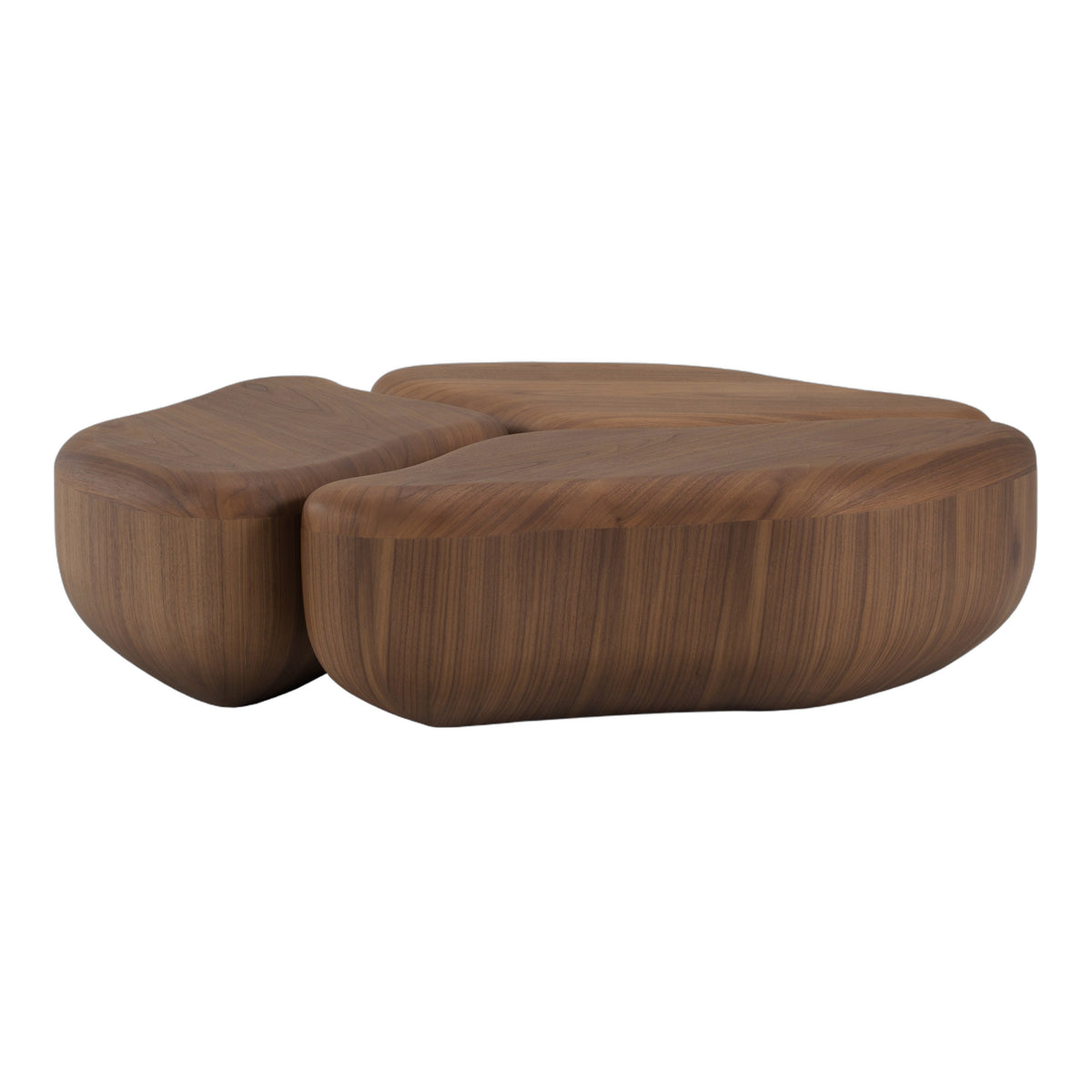 Gimbal - Modern 3-Piece Walnut Coffee Table