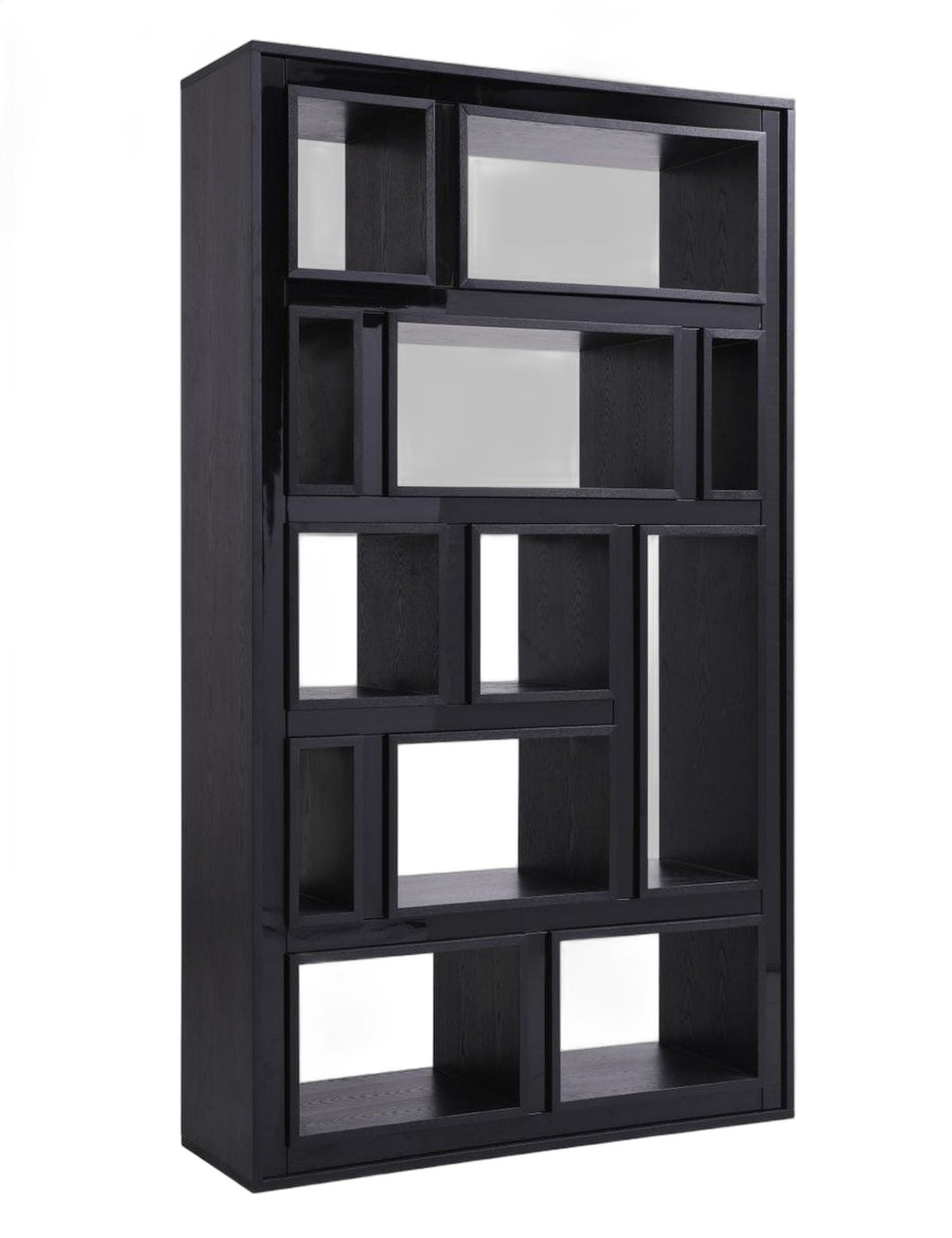 Suffolk - Contemporary Black Ash Bookcase