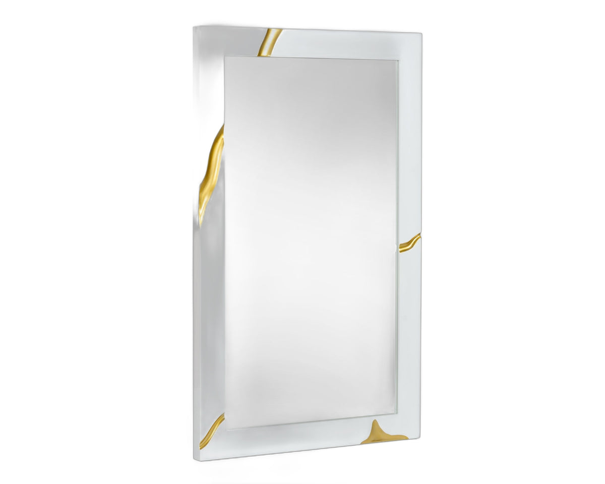 Aspen Modern White Mirror