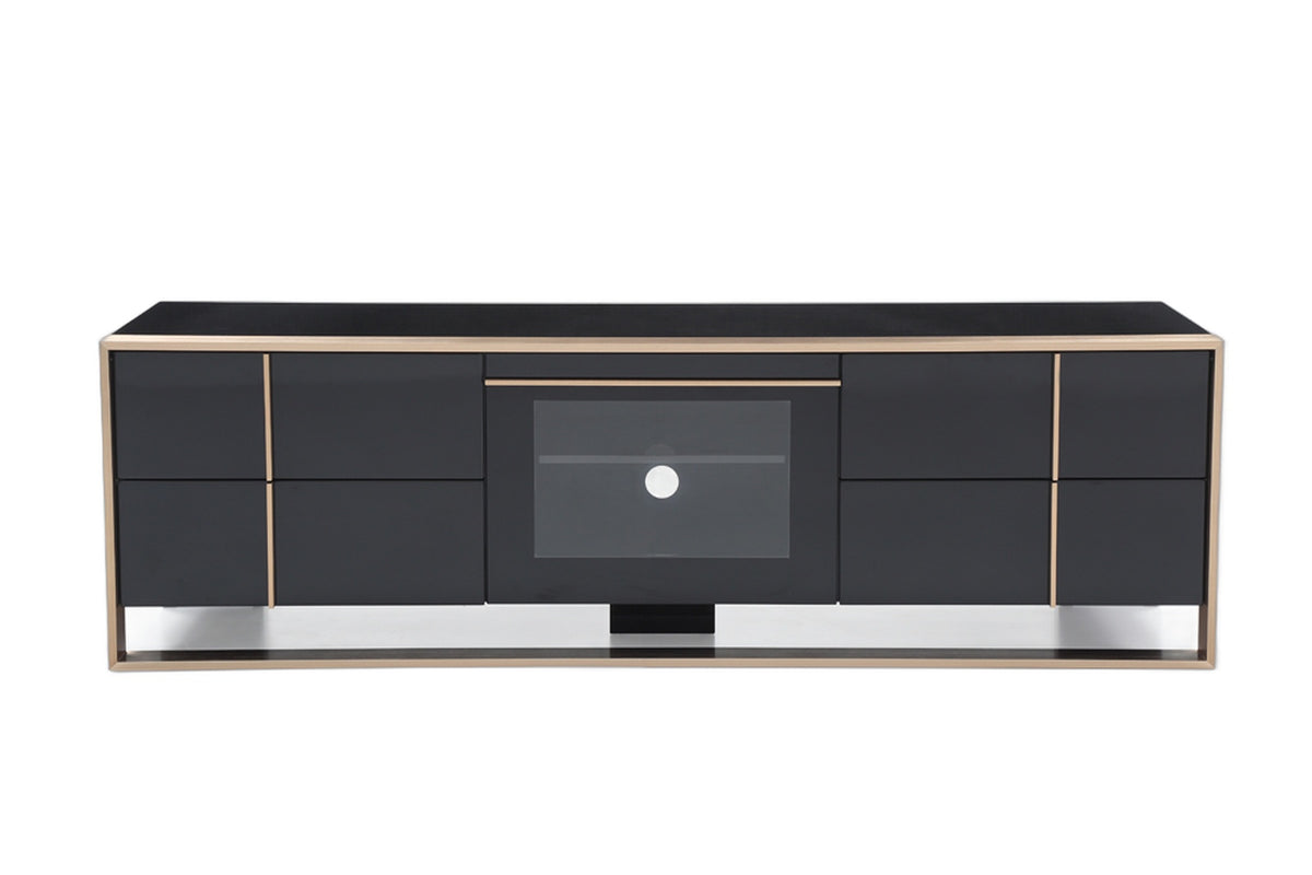Cartier Modern Black & Rosegold TV Stand