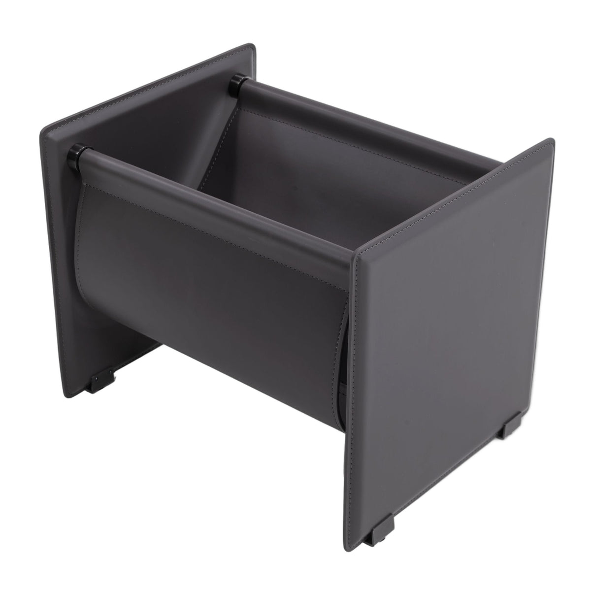 Uriah - Modern Grey Magazine Rack