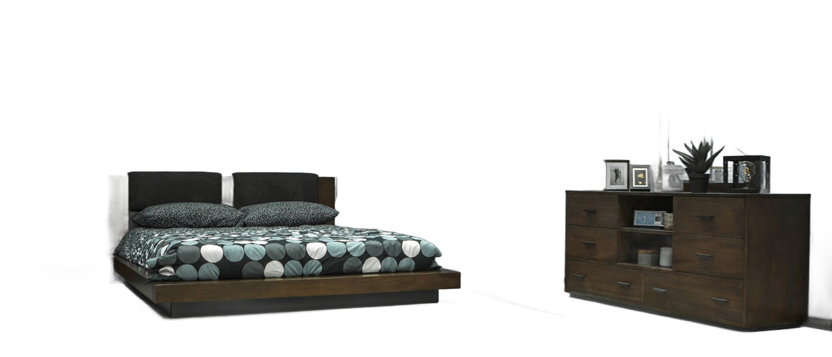 Fantasia - Contemporary Dark Walnut Dresser