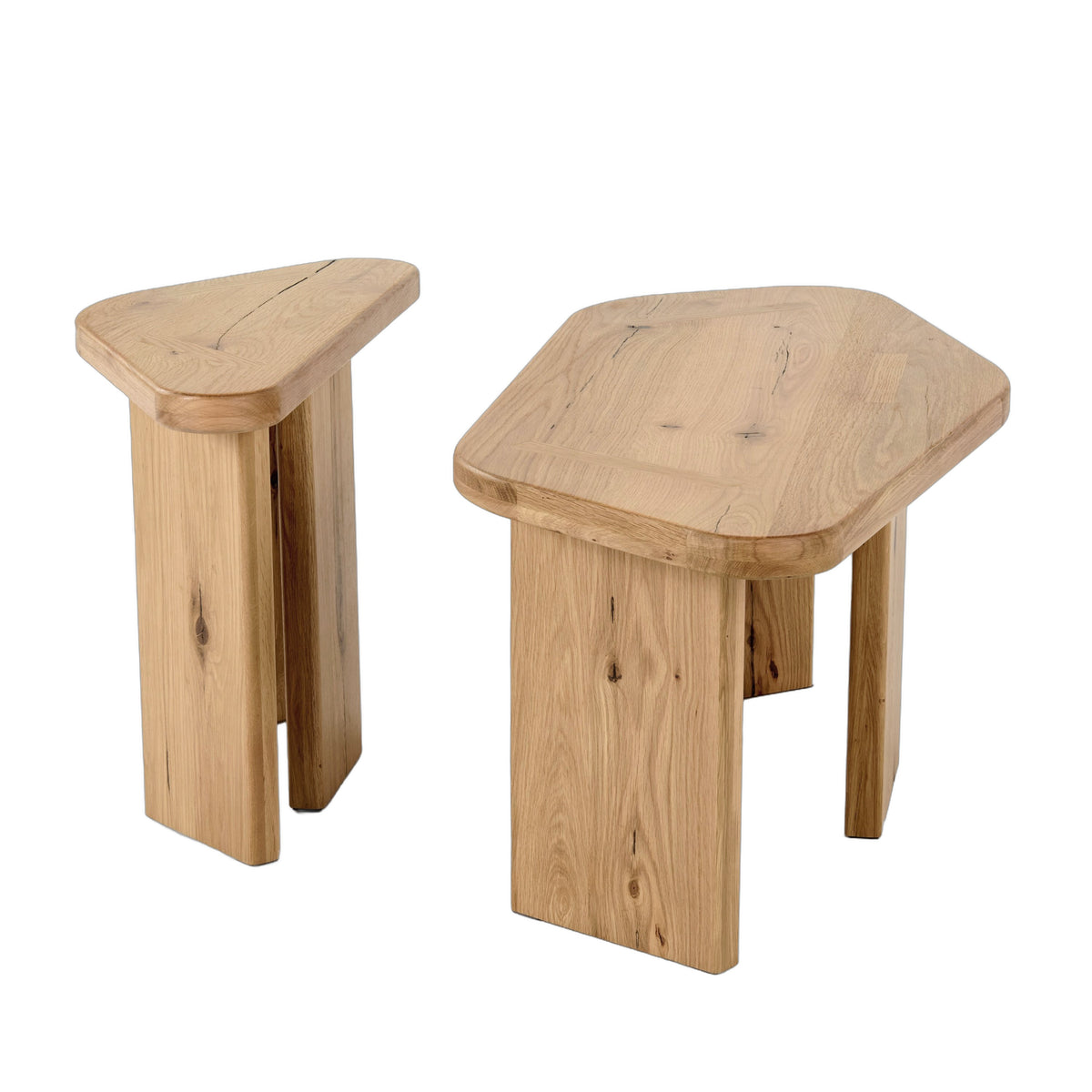 Jack - Modern Natural Wood Coffee Table Set