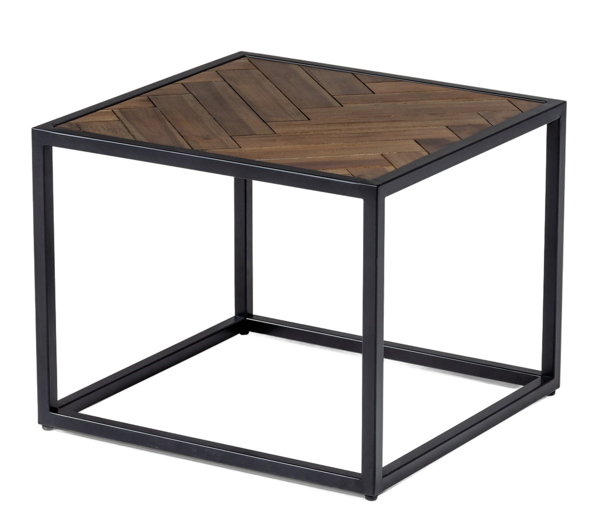 Pasada - Industrial Brown Acacia End Table