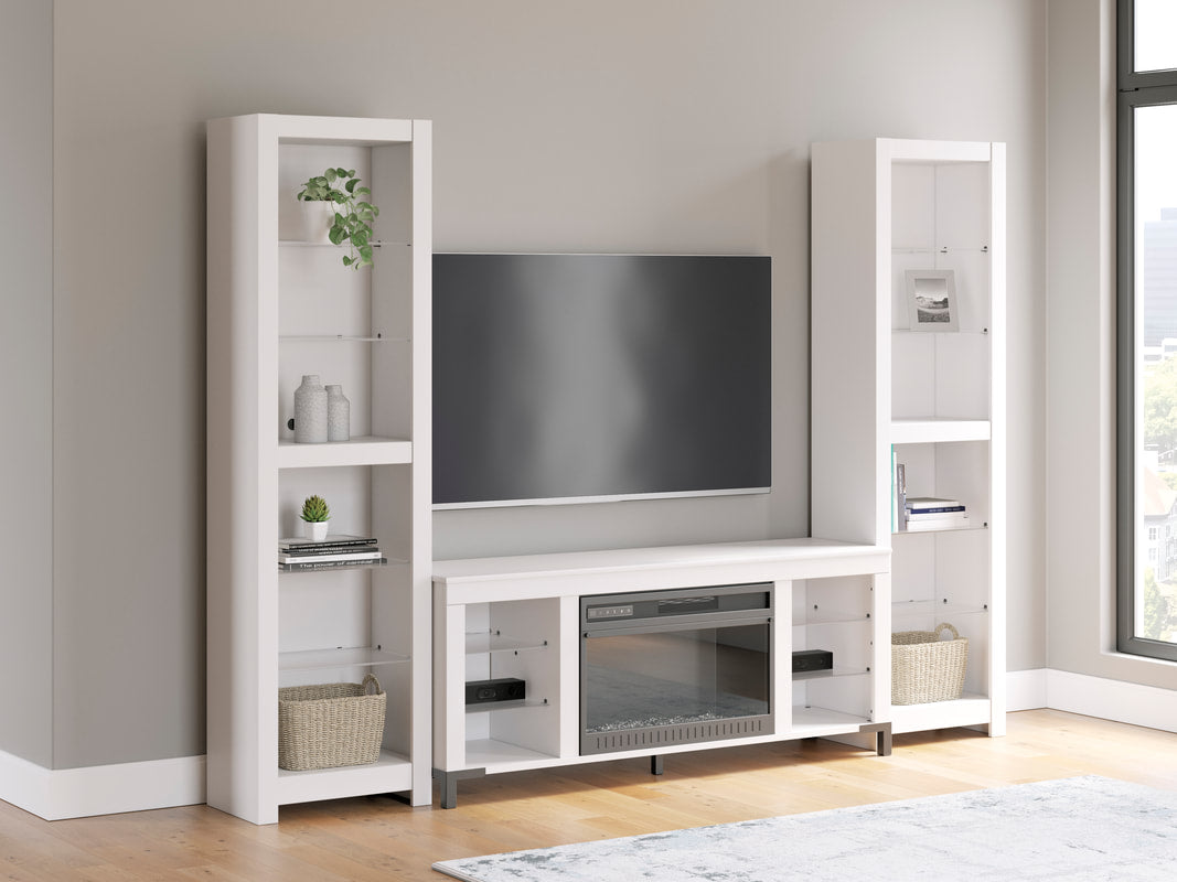 W2722 - TV Stand 59" L w/Fireplace (LED Lights) TV Stand with Insert