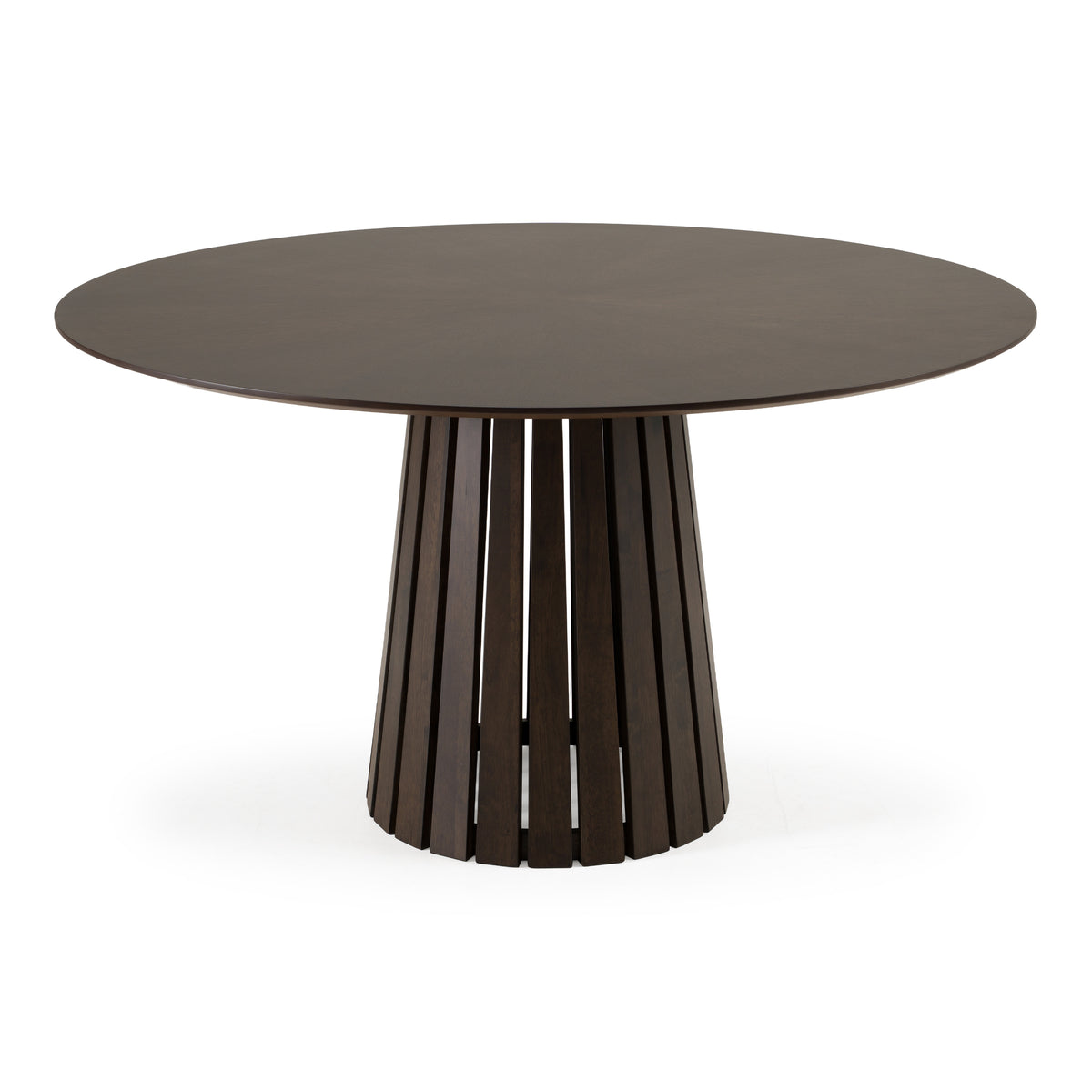 Weiss - Mid-Century Modern Wenge Round Dining Table - original 4
