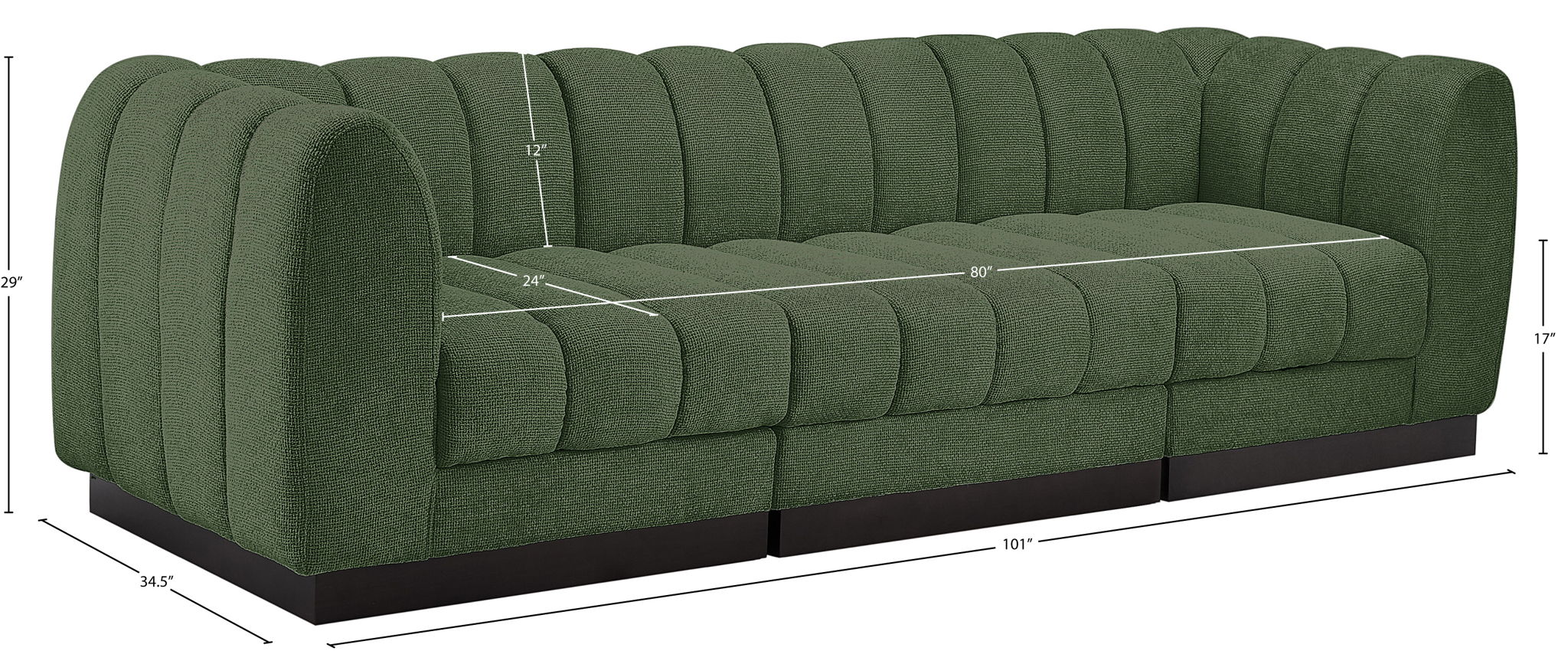 Quinn - 3 Seat Modular Sofa
