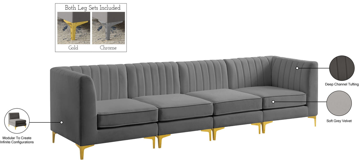 Alina - Modular 4 Seat Sofa