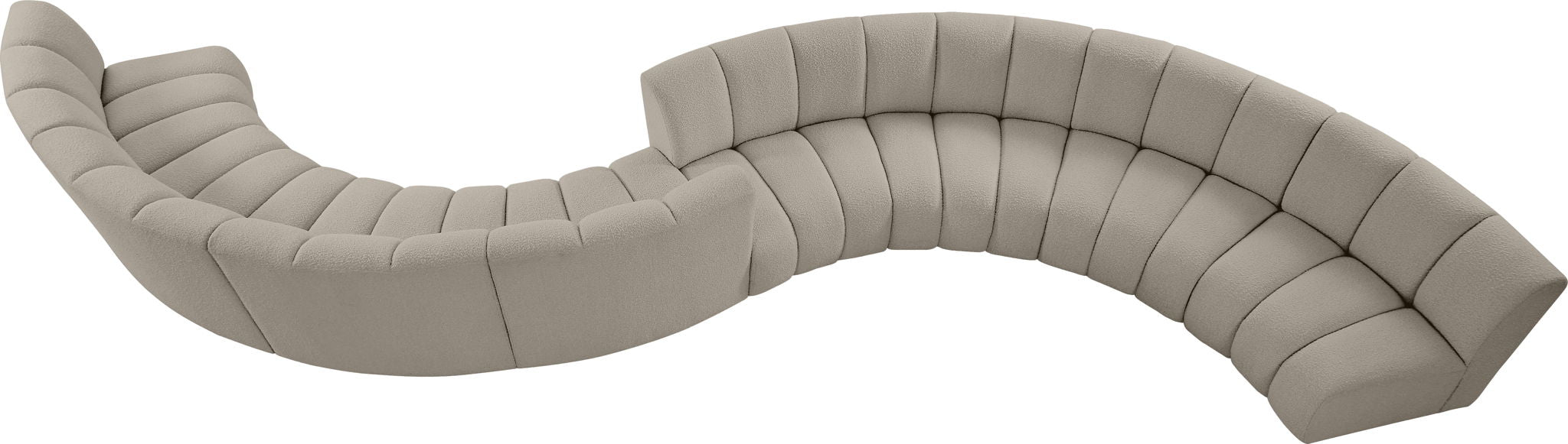 Infinity - 8 Piece Boucle Modular Sectional
