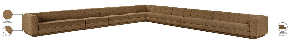 Modari - Sectional - Brown
