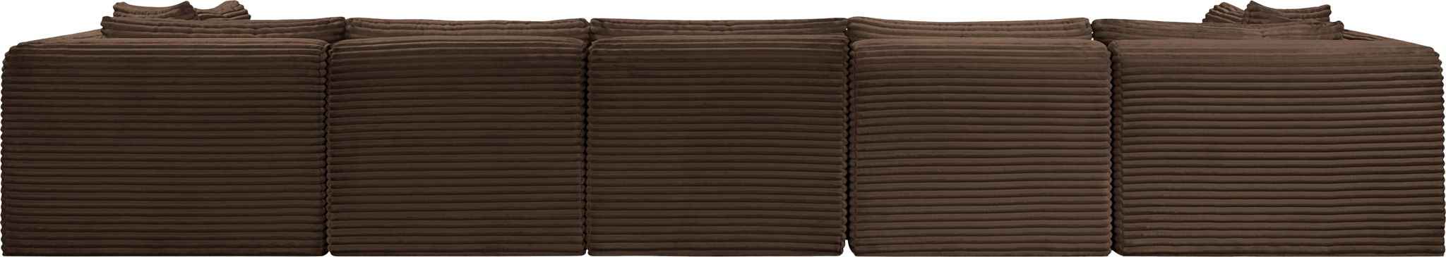 Shaggy - 7 Piece Modular U-Shaped Armless Sectional