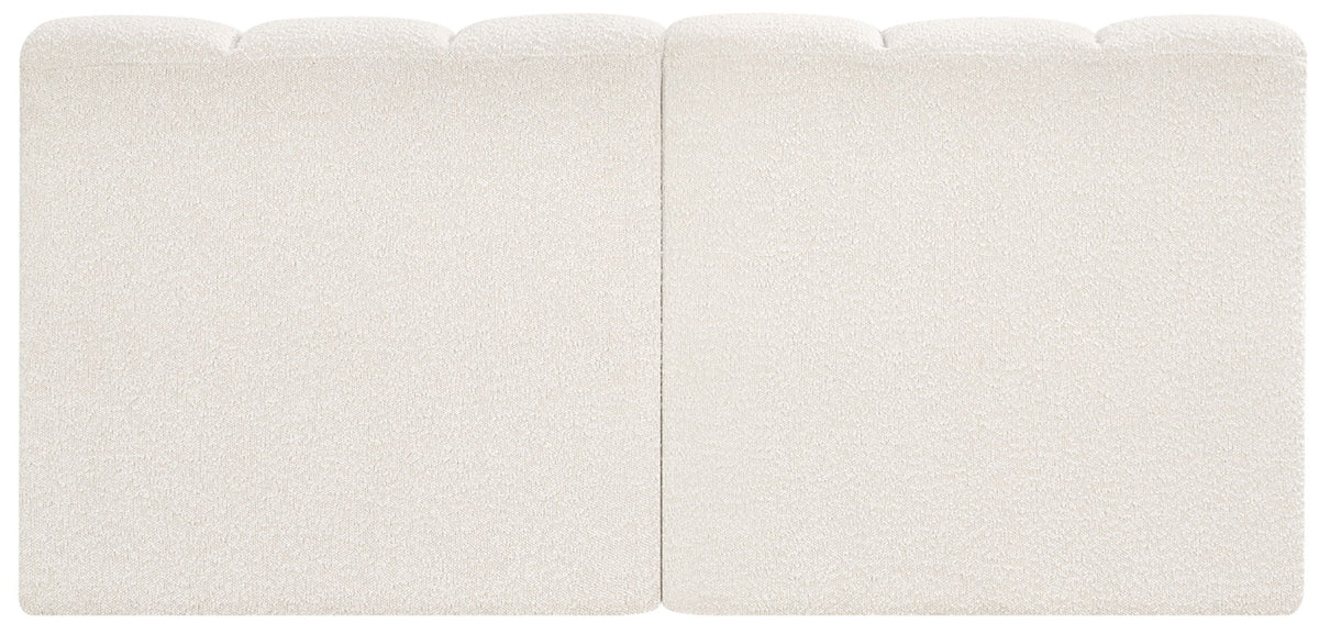 Arc - Boucle Fabric 2 Seats Modular Sofa