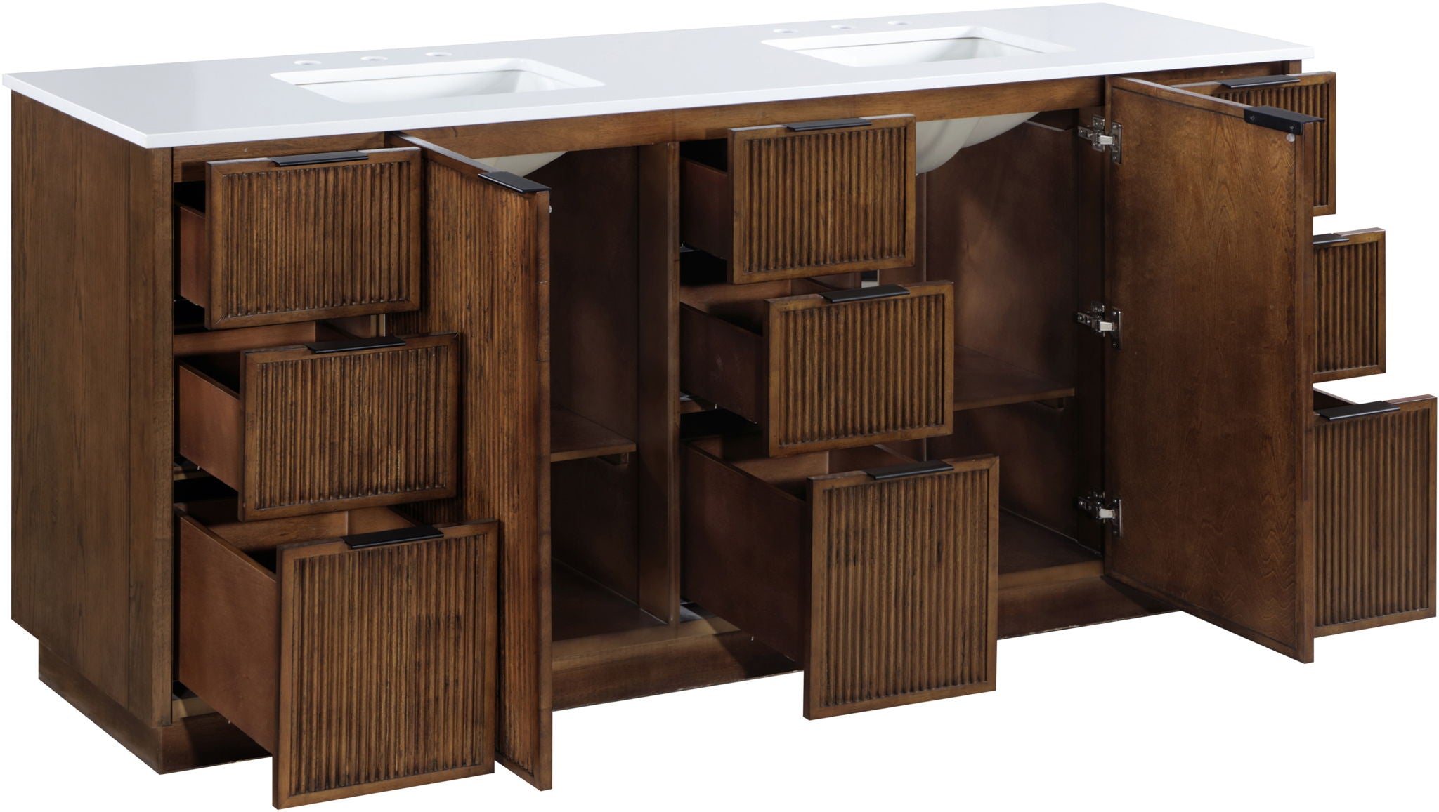 Willard - Engineered Stone And Solid Wood Bathroom Vanity