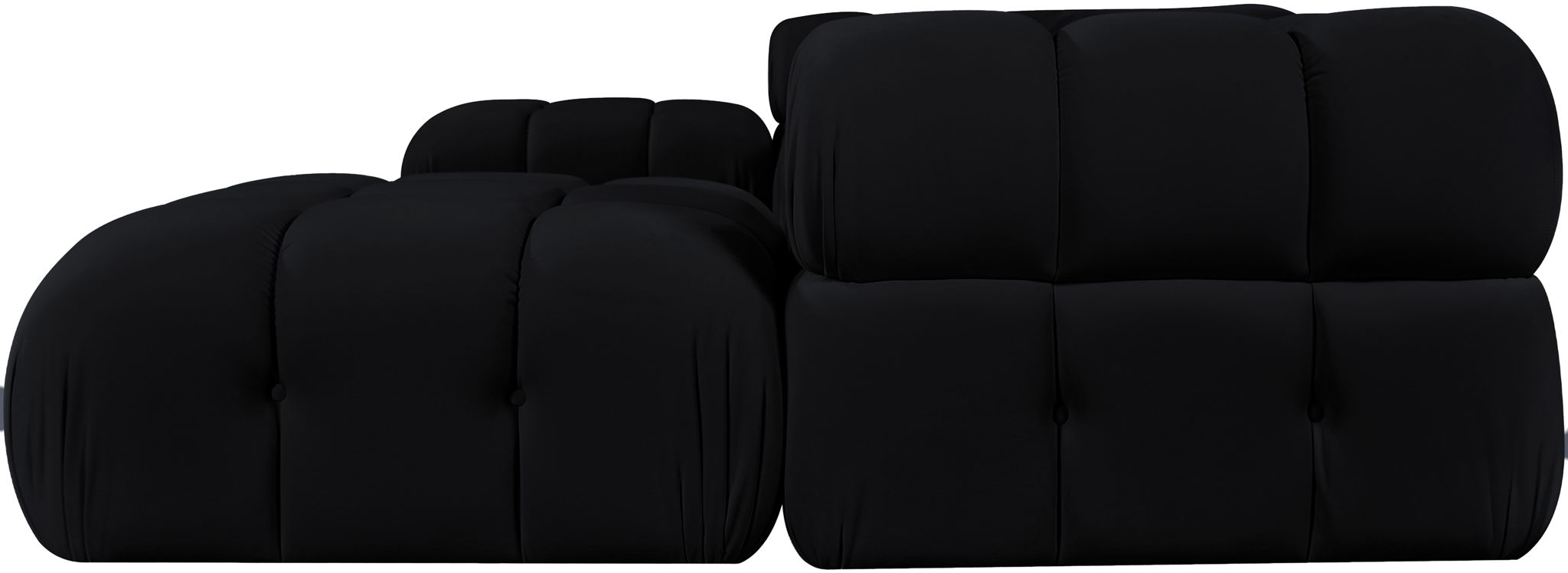 Orin - Velvet 6 Piece Modular Double Chaise Sectional