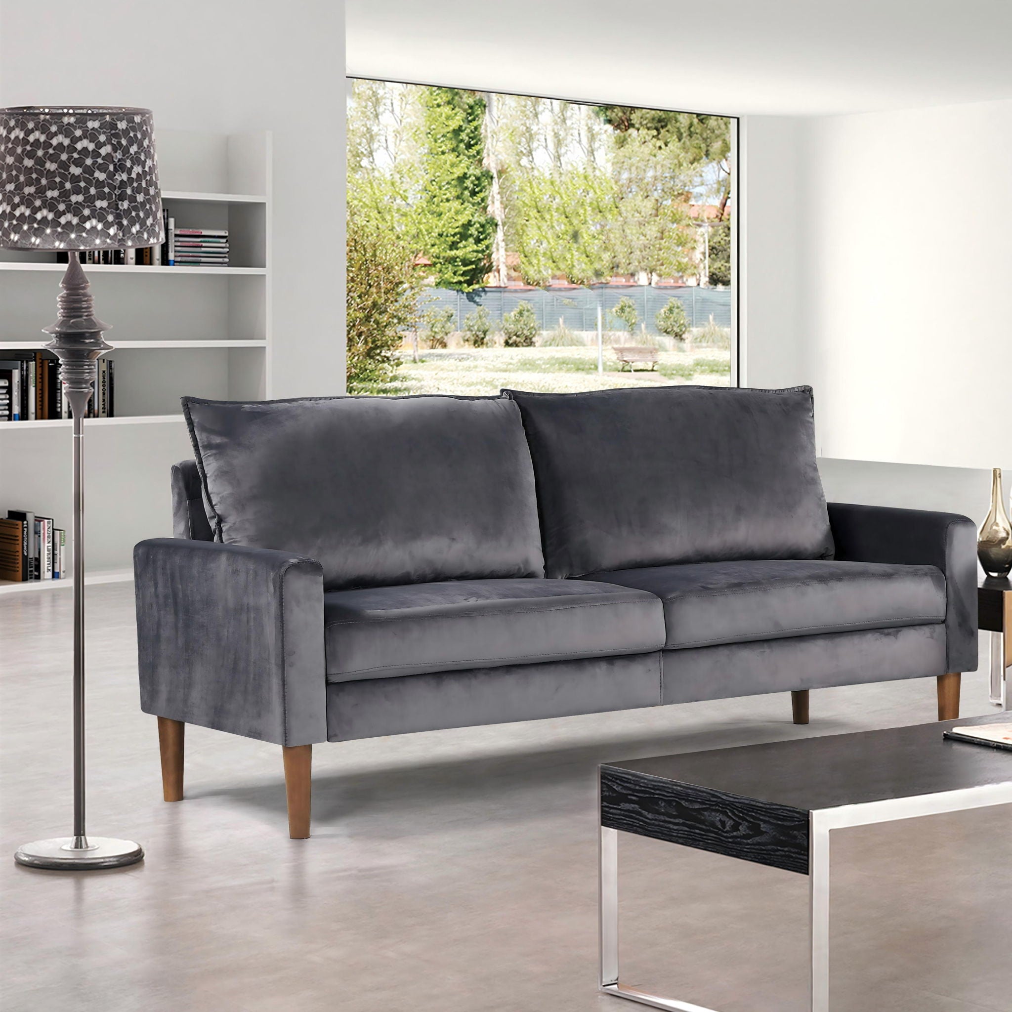 Upholstered Sofa, 3 Seater Couch For Living Room