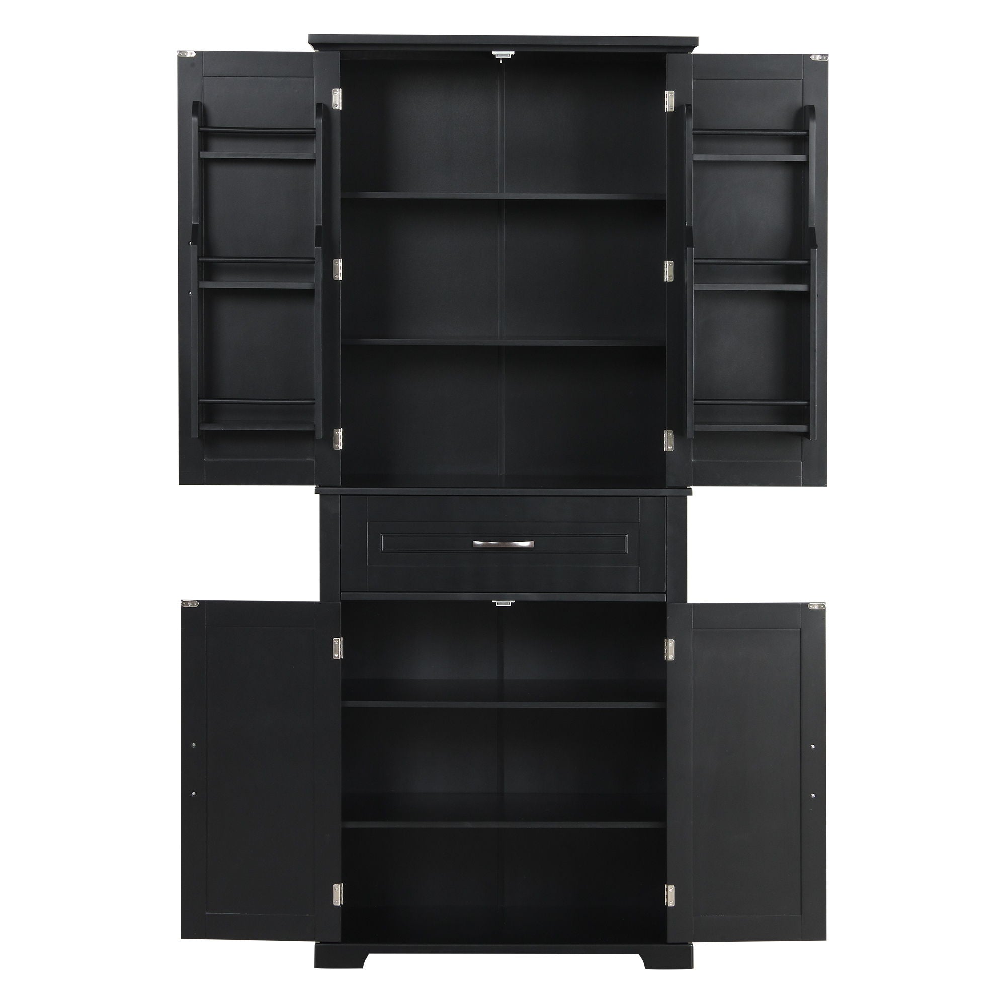 Bathroom Storage Cabinet With Doors And Drawer, Adjustable Shelf