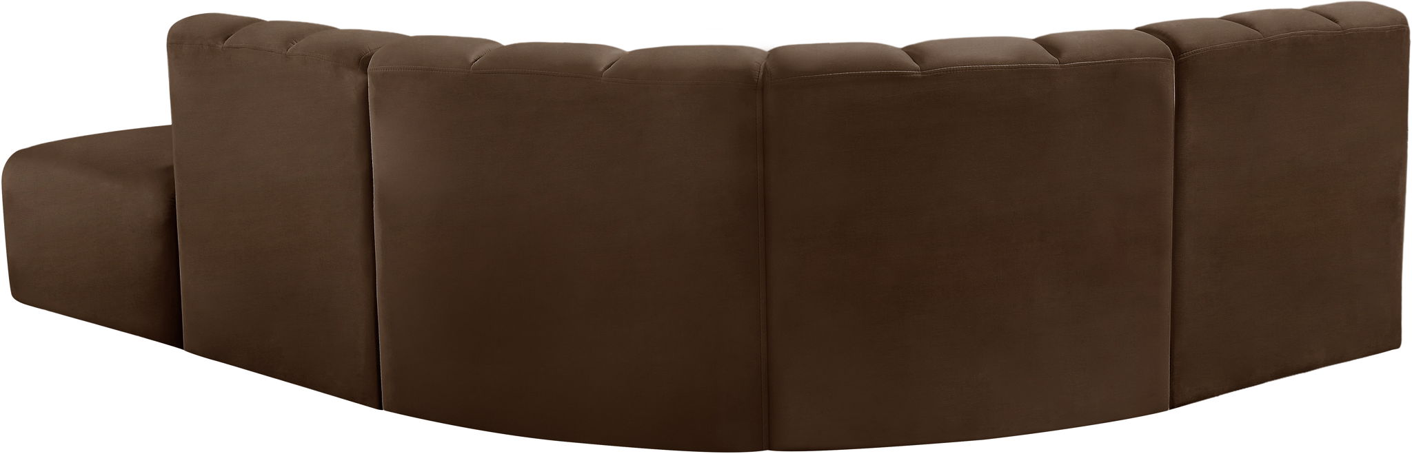 Arc - Velvet 5 Piece Corner Modular Sofa