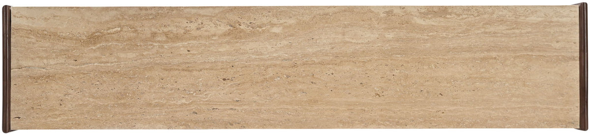 Veya - 71" Genuine Marble And Mango Wood Media Console
