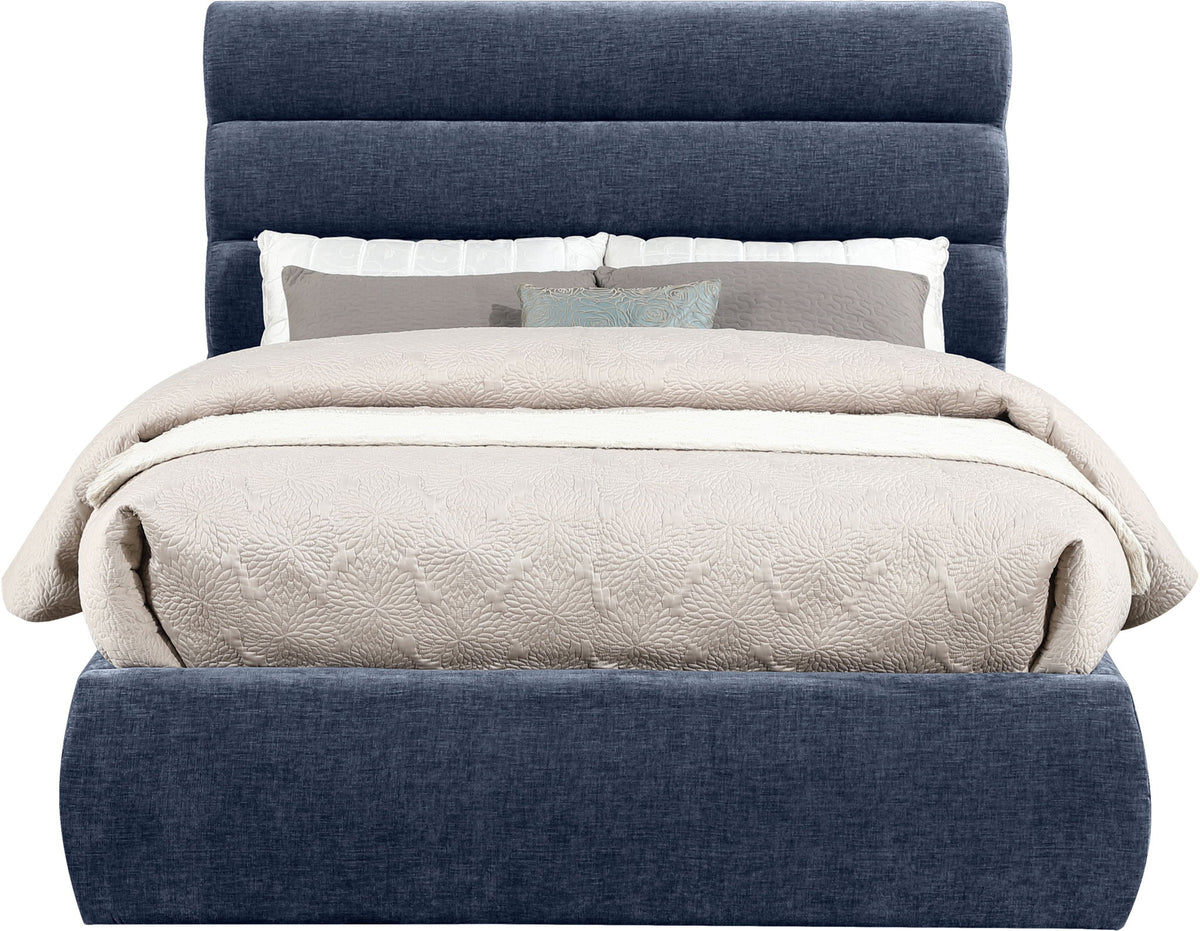 Adam - Chenille Fabric Bed With 52" Headboard