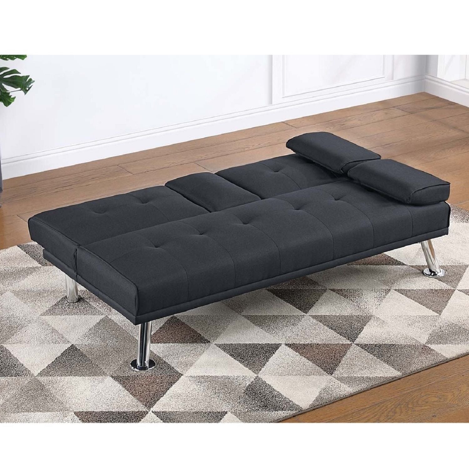 Adjustable Sofa With Fold Down Table And Cup Holders