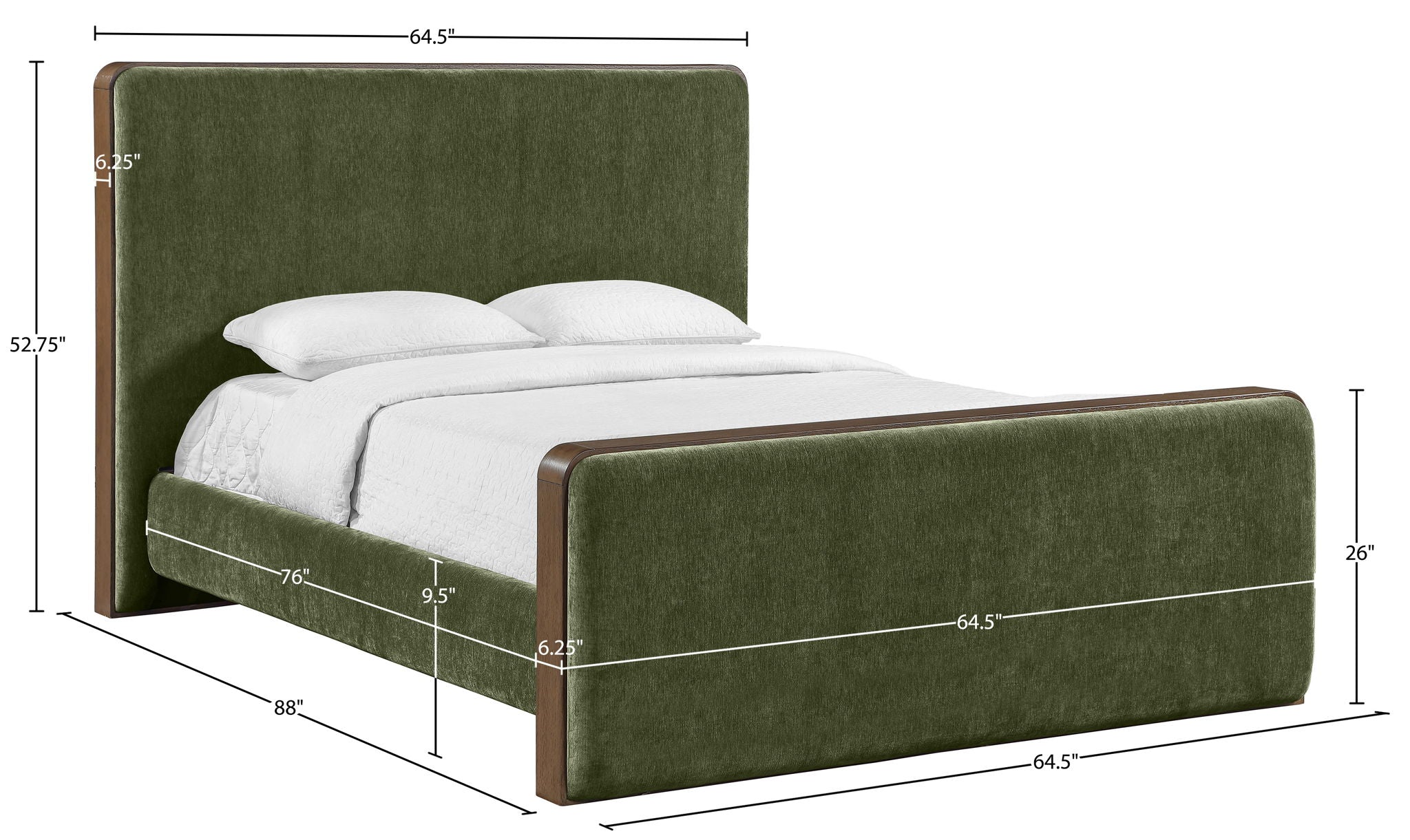 Dalton - Fabric Bed