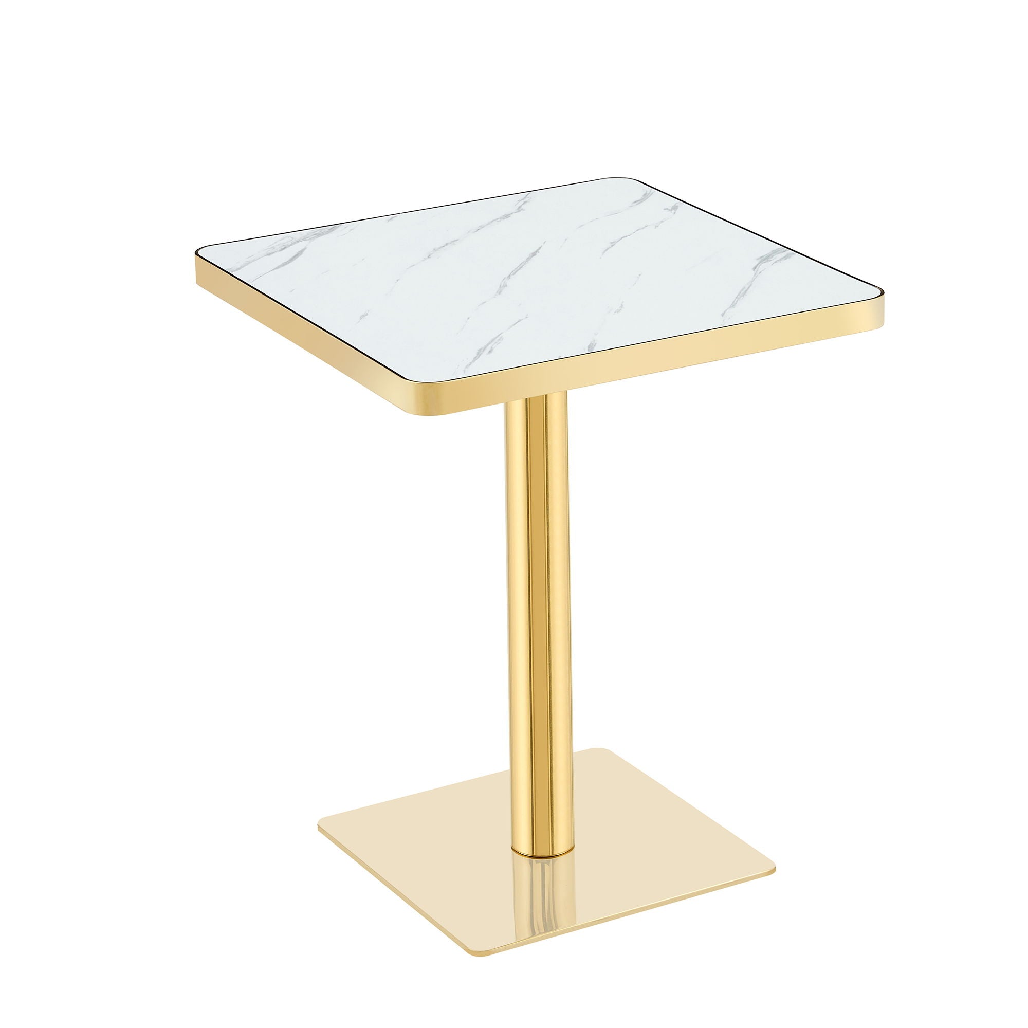 Square Small Kitchen Table With Pedestal Base
