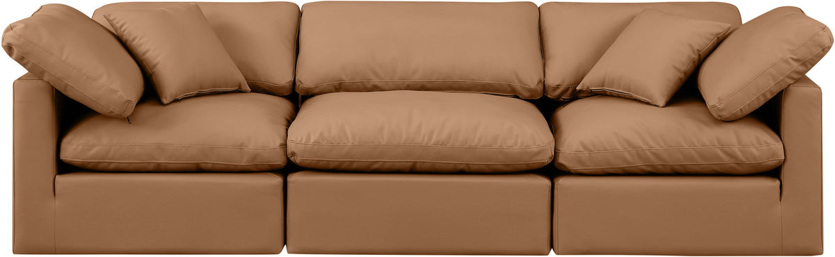 Indulge - Faux Leather 3 Seat Modular Sofa
