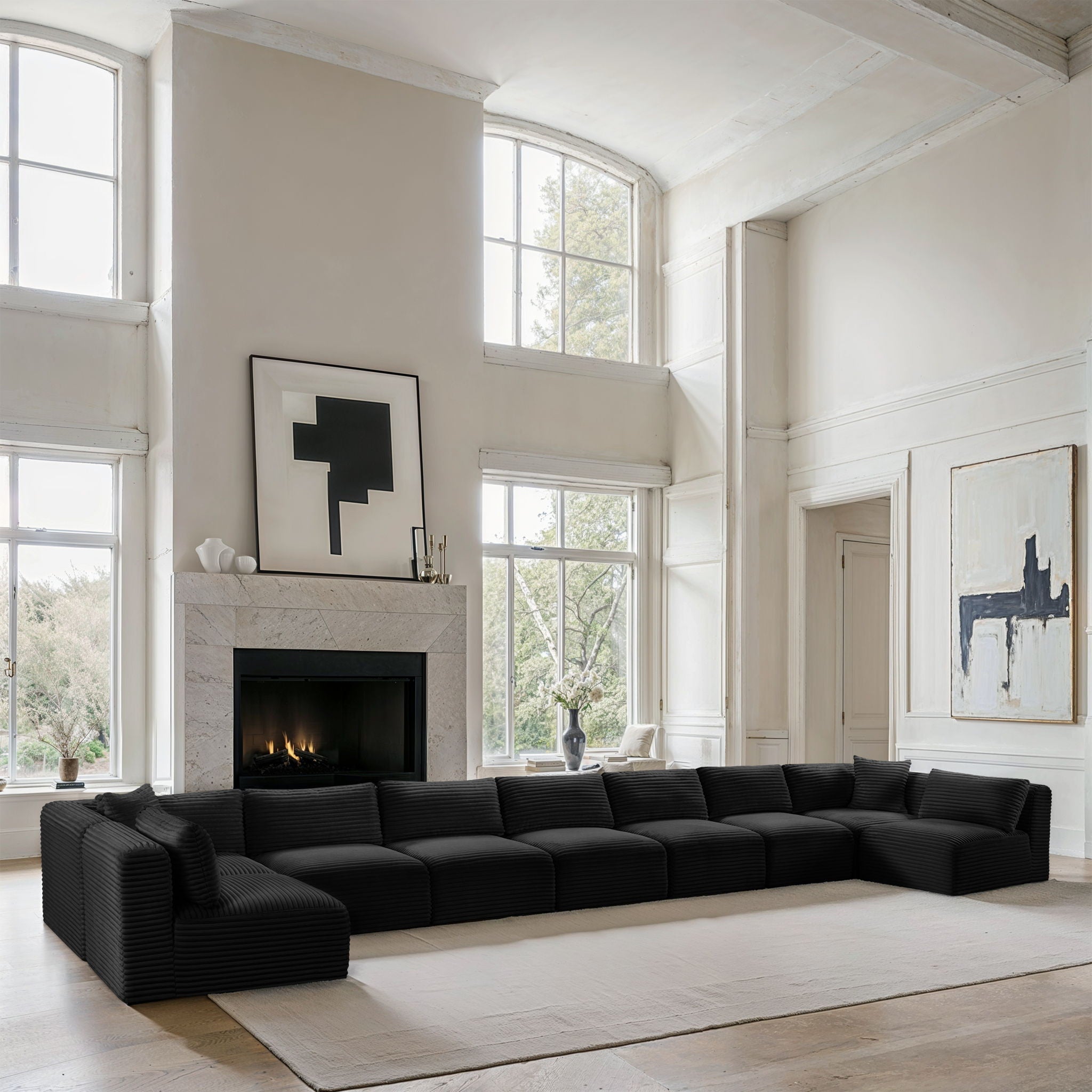 Shaggy - 9 Piece Modular Sectional