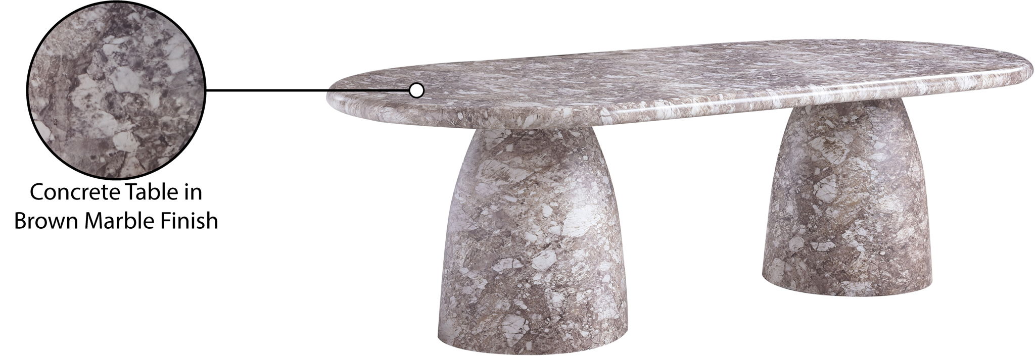 Cosenza - Concrete Dining Table