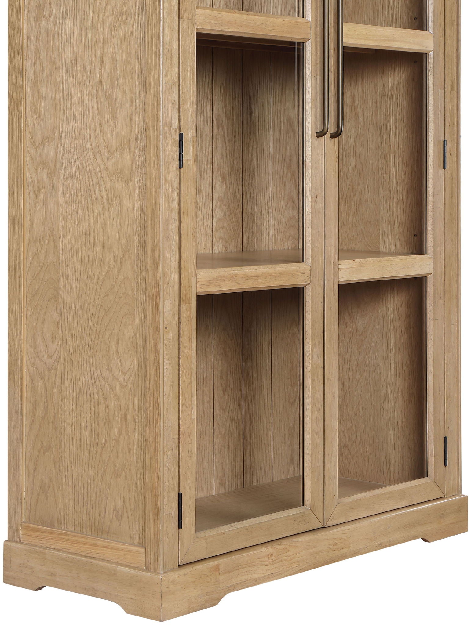 Corva - Solid Wood, Oak Veneer And Stainless Steel Storage Cabinet