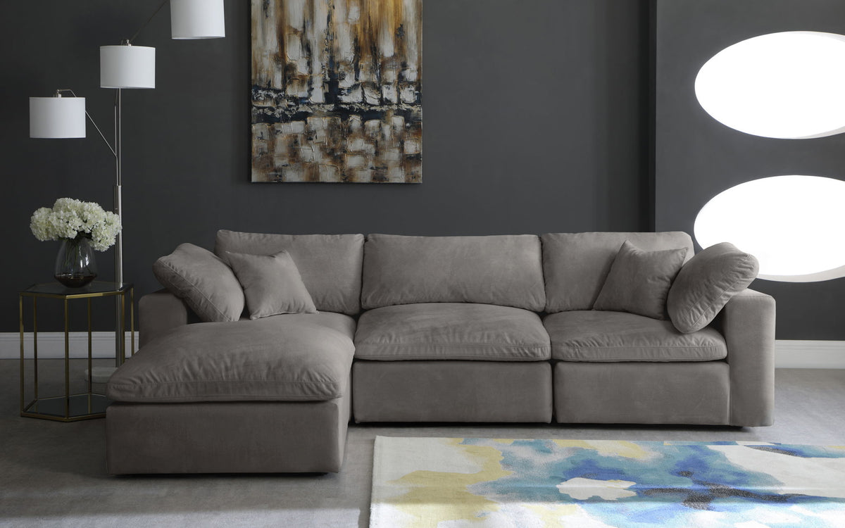 Cozy - 4 Piece Modular Sectional With Chaise