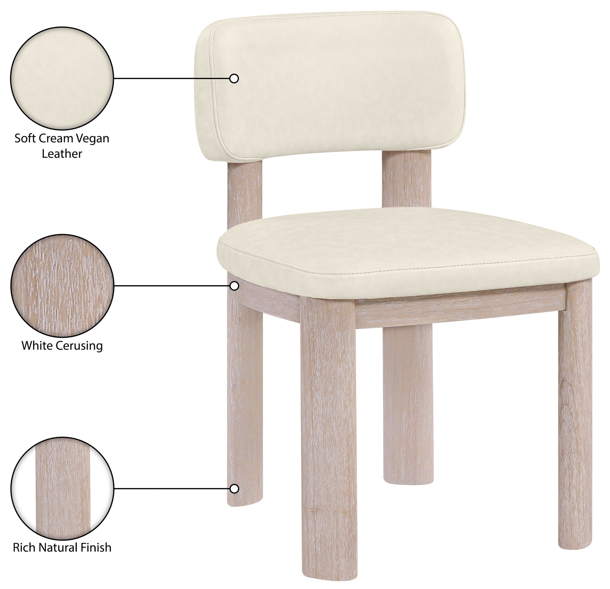 Paloma - Faux Leather Upholstered Dining Chair (Set of 2)
