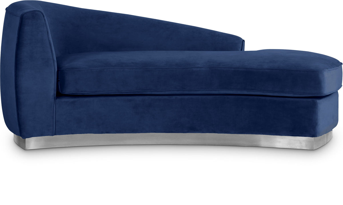 Julian - Chaise with Chrome Base