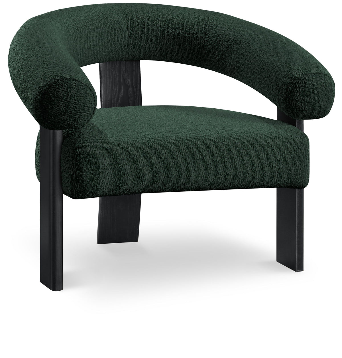 Winston - Accent Chair With Black Legs